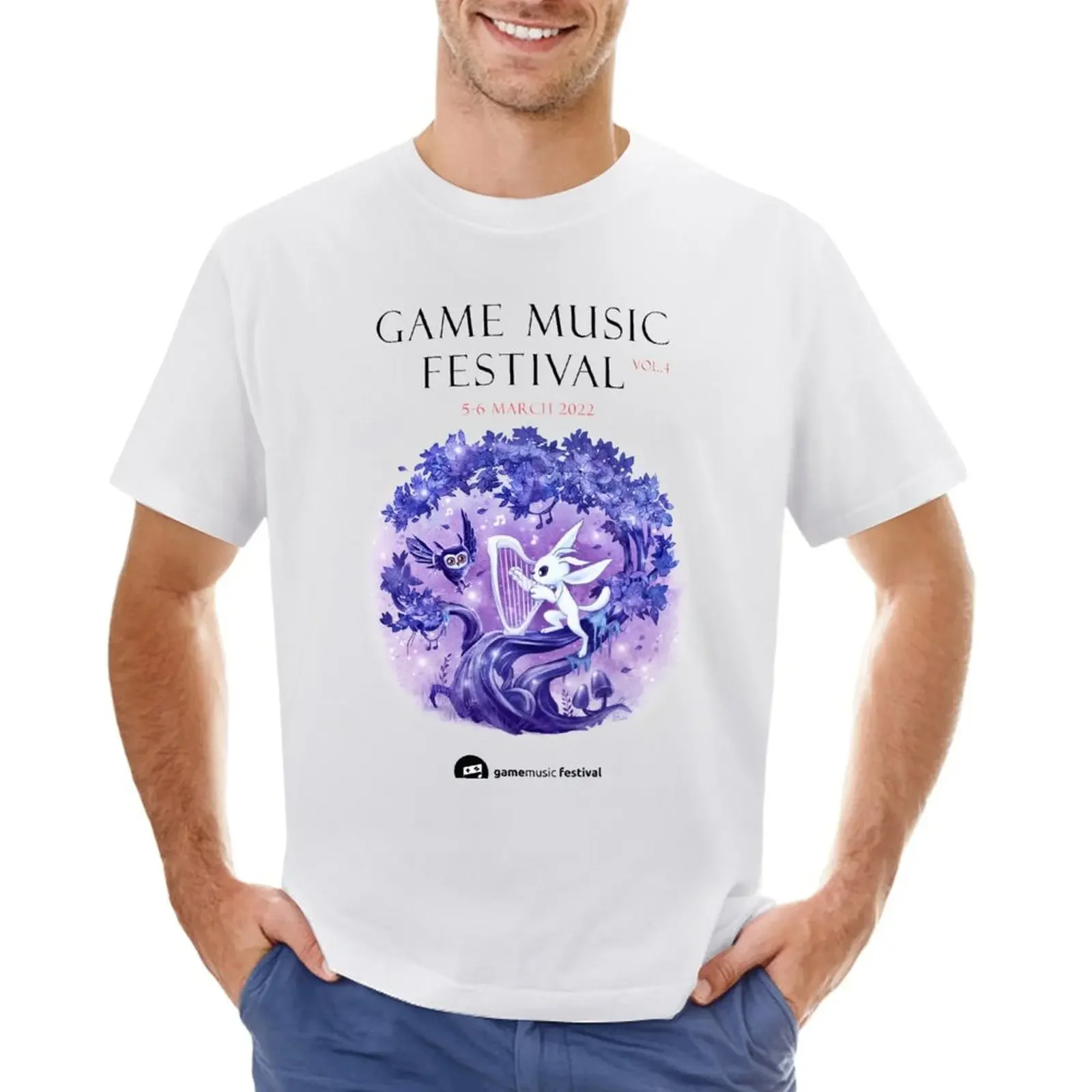 The Symphony of The Spirits Game Music Festival 2022 T-shirt anime clothes plus sizes t shirt men