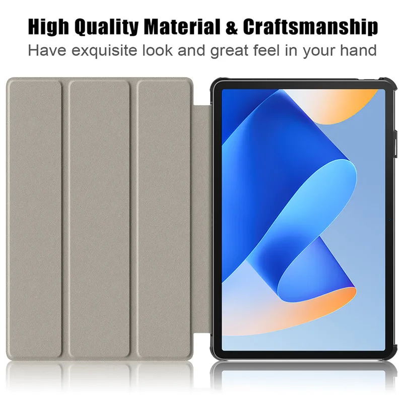 Trifold Magnético Couro Smart Cover, Capa para Huawei Matepad Mate Pad 11 2023, 11 ", Coque