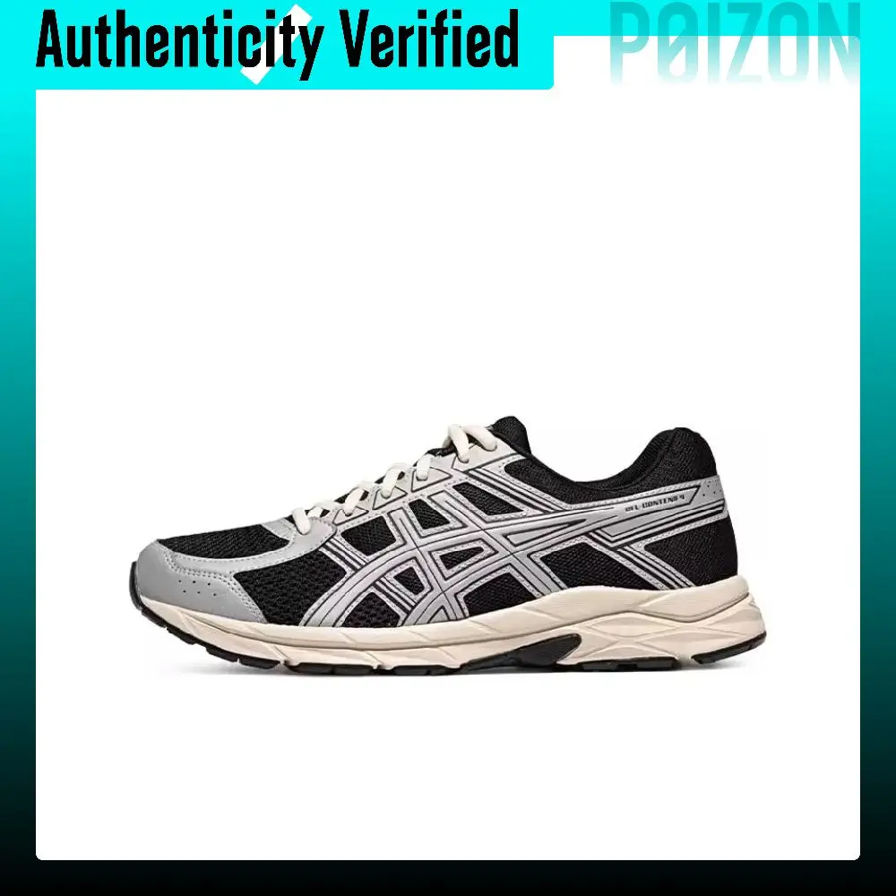 ASICS Gel Contend 4 Abrasion Resistant Breathable Low top AMPLIFOAM Rubber Physical Fitness Test & Exam Running Shoes T8D4Q-012
