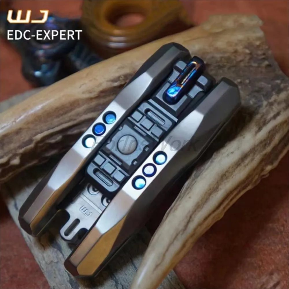 WJ EDC دفع المنزلق تململ لعبة الميكانيكية المنزلق EDC الإجهاد الإغاثة اللعب تململ سبينر اللعب الحسية كول تململ رفع المتزلجون