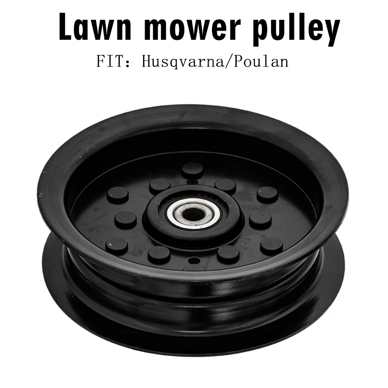 Mower Pulley Single Slot Part Flat Idler Pulley Mower Single Groove Pulley Replaces 196106 197379 532196106