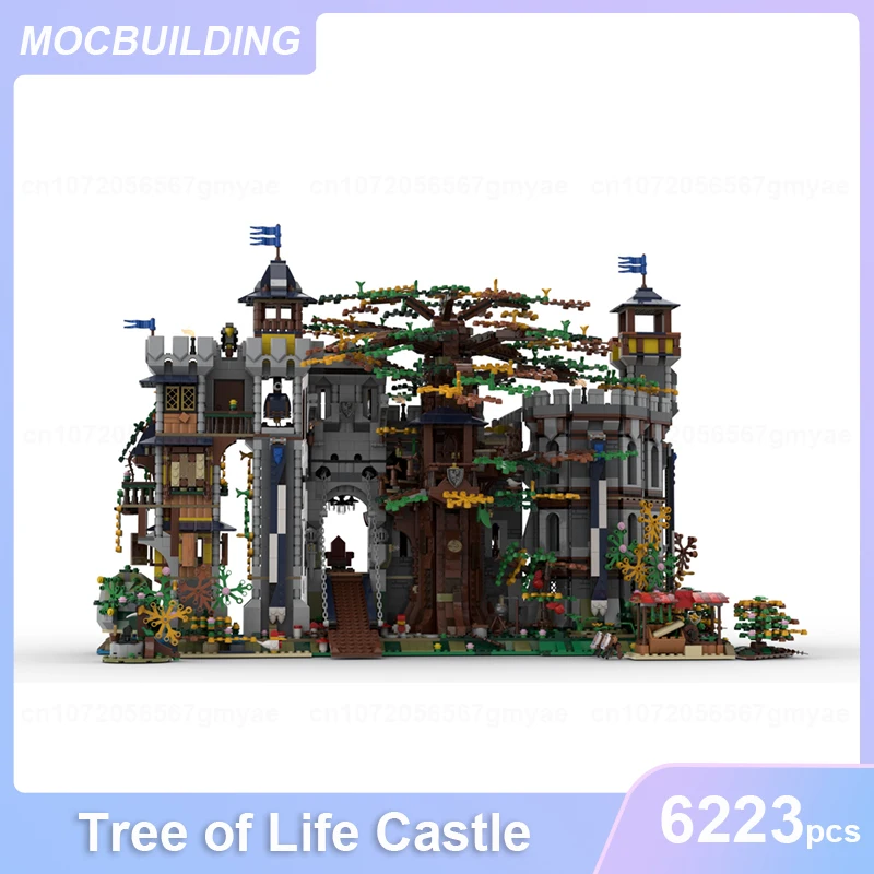 Tree of Life Castle Model MOC Building Blocks DIY Assemble Bricks Creative Architecture Display Collect Toys Xmas Gifts 6223PCS