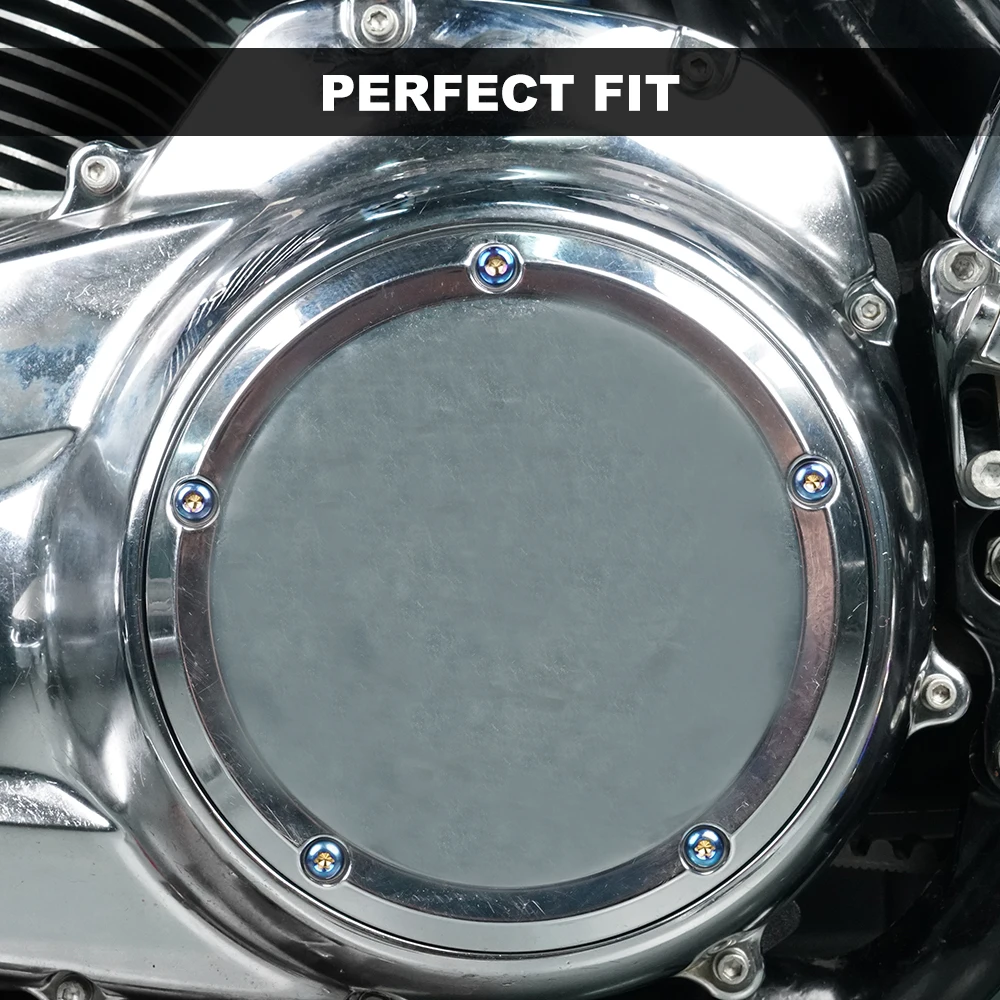 Engine Clutch Cover Bolts for Harley Road King/Special Road Glide Street Glide Ultra Limited Low Rider Street Bob Fat Bob FatBoy