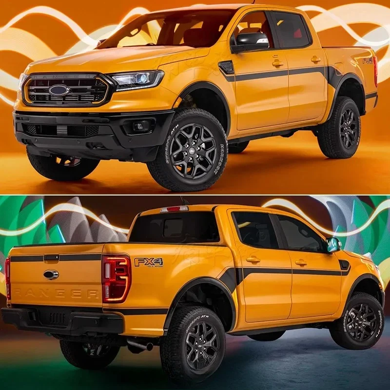 

Car Vinyl Sticker FOR Ford Range pickup truck modification fashionable off-road custom sports decal