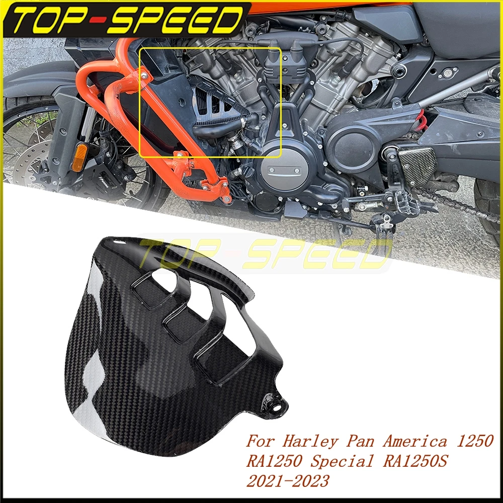 

Motorcycle Heat Insulation Deflector For Harley Pan America 1250 RA1250 Special RA1250S 2021-2024 Carbon Fiber Hot Air Deflector