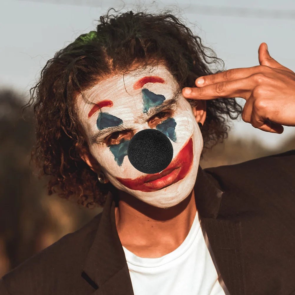 จมูกตัวตลกฟองน้ำนุ่ม 20 ชิ้น สำหรับคอสเพลย์ แต่งกาย สวมใส่สบาย ไม่เสียรูปทรง อุปกรณ์แต่งกาย เหมาะสำหรับงานปาร์ตี้และการแสดง