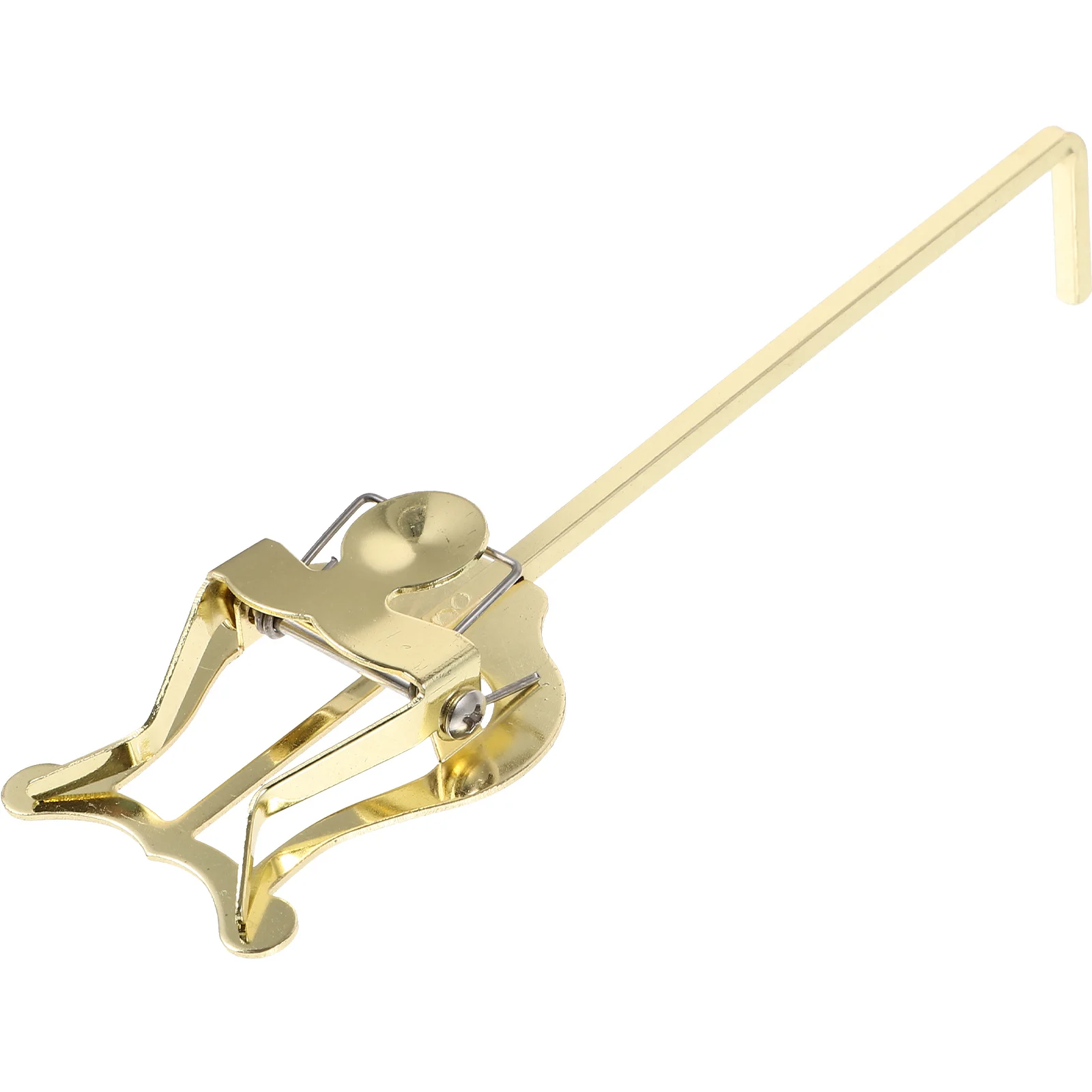 

Portable Trumpet Lyre Golden Sheet Music Clip for Marching Band Small Metal Instrument Stand Suitable Trumpets Cornets