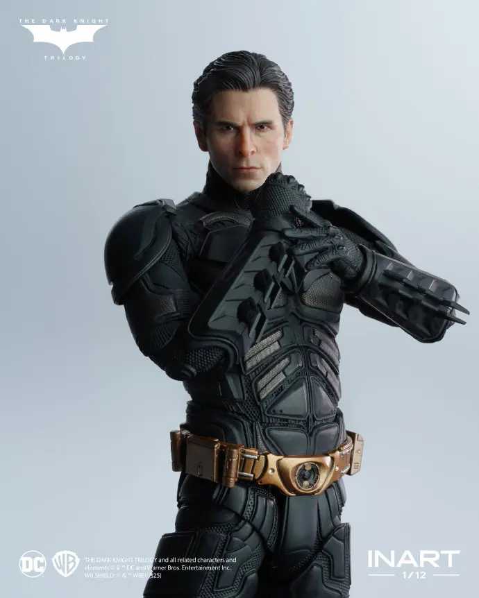 TYCTOYS INART 1/12 The Dark Knight Rises Batman Figure Hg M0001 Delux Standard Ver Empty Helmet Accessories Figure Toys view 3