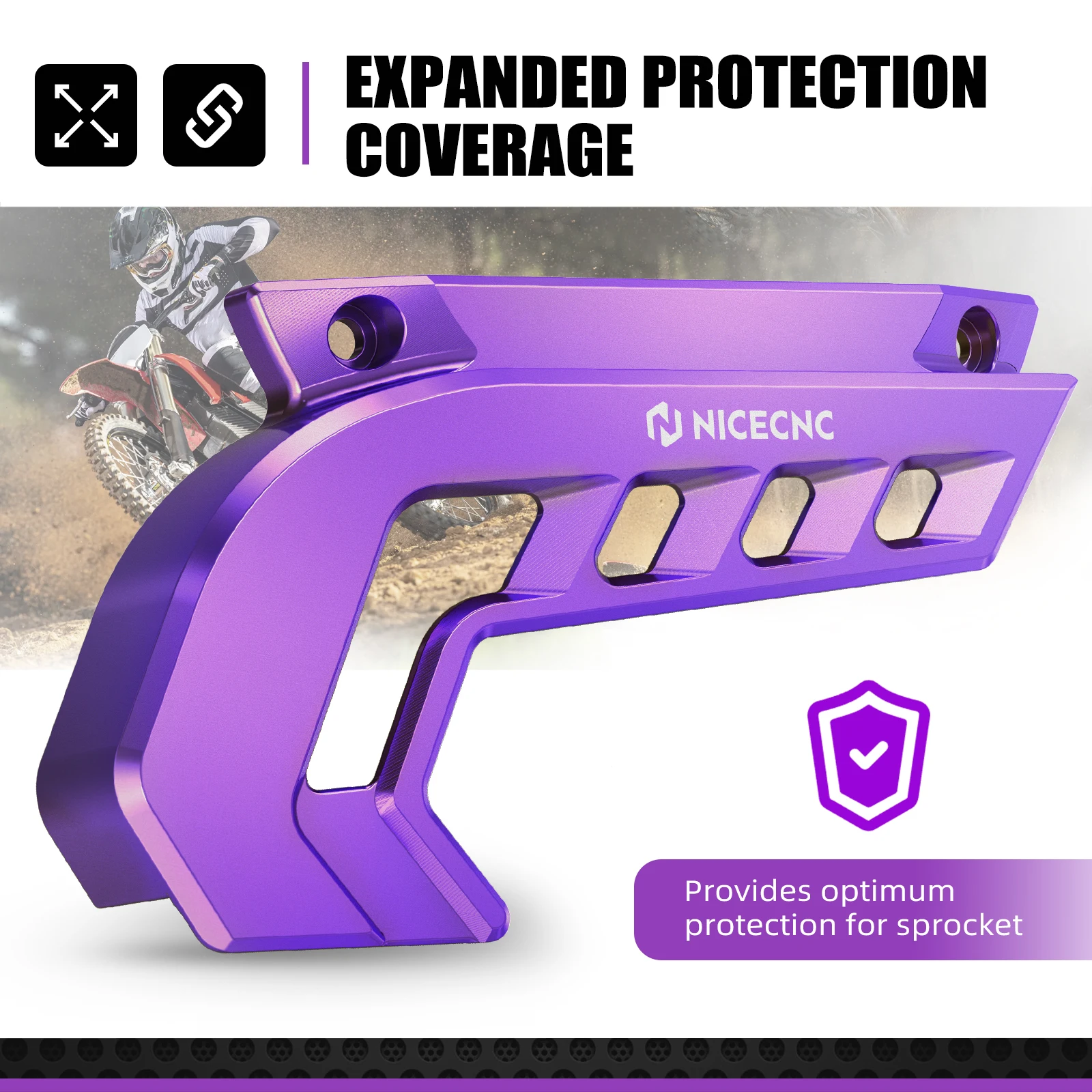 2025 2024 For Stark Varg EX STARK VARG MX Sprocket Cover Chain Guard Kit Aluminum For Stark Varg Accessories Electric Dirt Bike