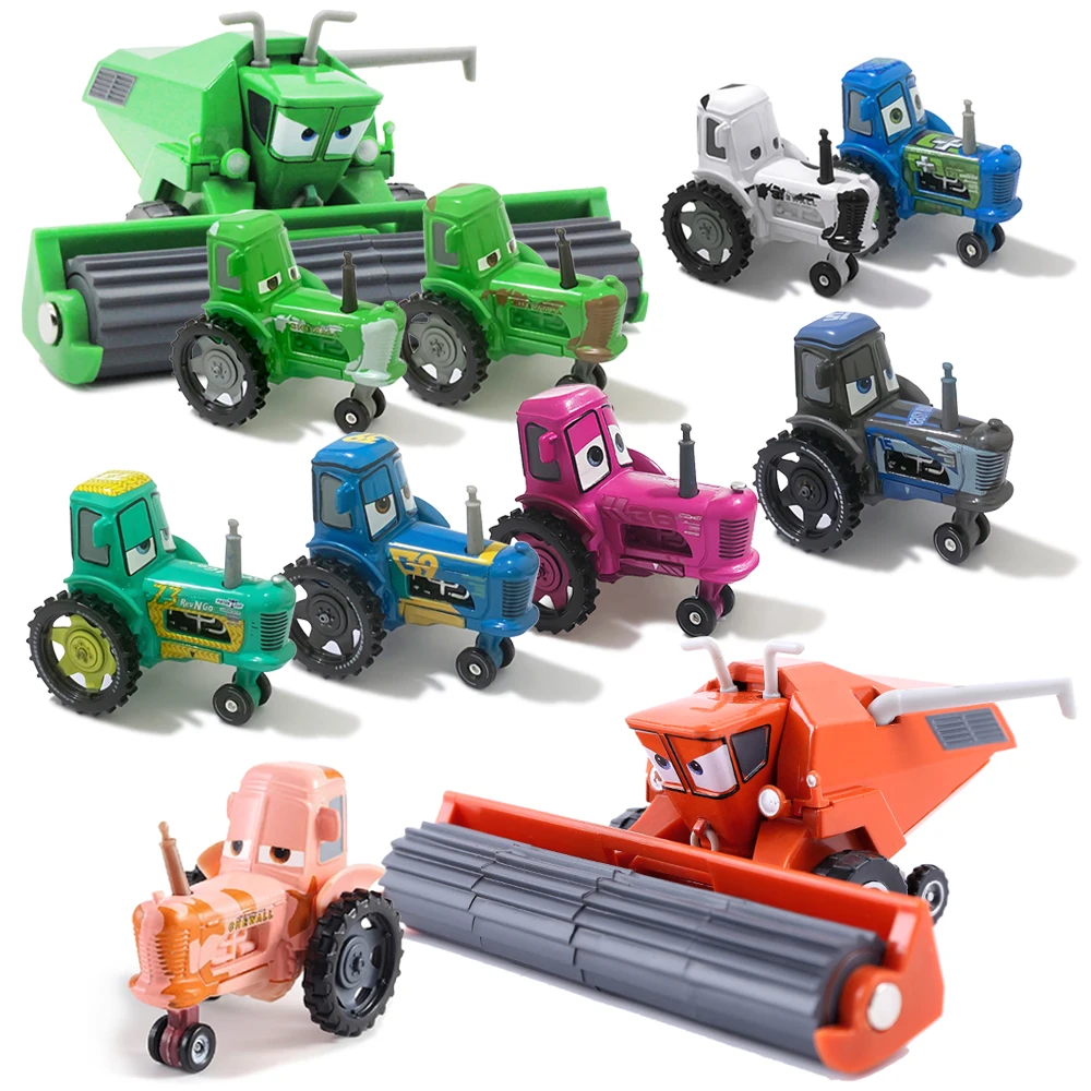 

Disney Cars 2 Toy Cars Harvester Frank Tractor Chewall Farmland Guardian Alloy Diecasting Car Model Toy Children's Gift