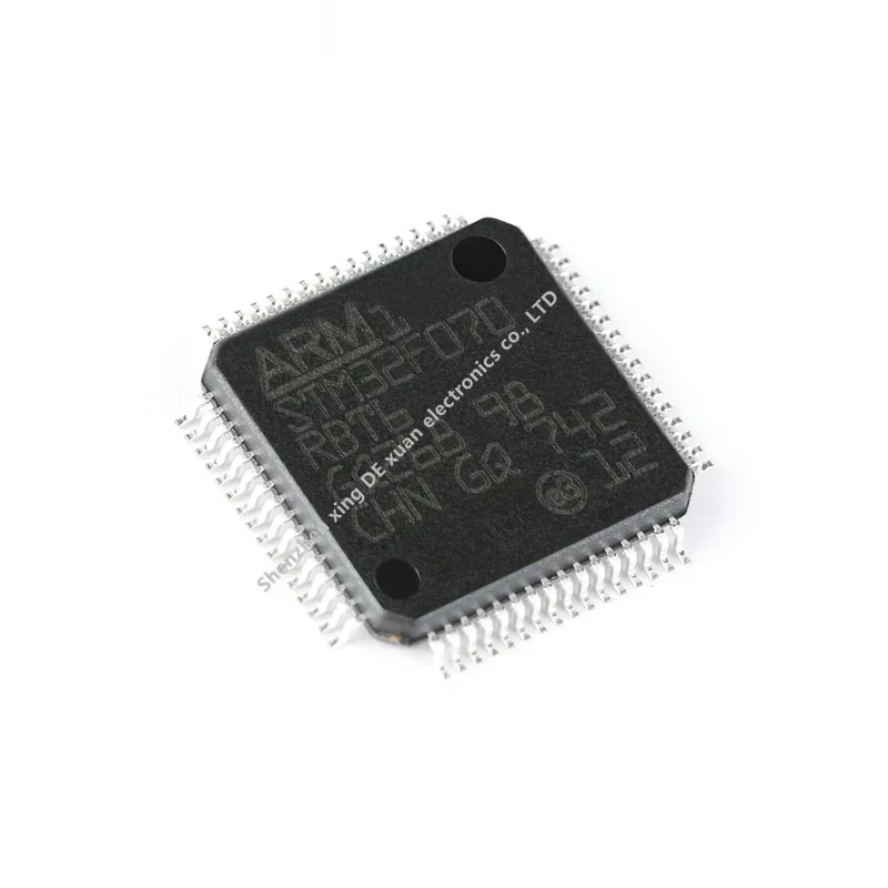 Original STM32F070RBT6 LQFP-64 ARM Cortex-M0 32-bit microcontroller MCU Integrated circuit IC