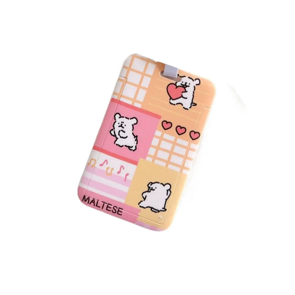 Protection Case Animal Photo Card Holder 3 Inch Cartoon Dog Line Dog 3 Inch Photo Card Bag Stationery Creative
