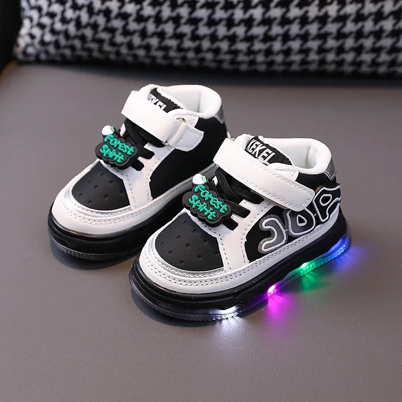 Lighting Shoes for Boy Children Shoes Casual Sneaker for Boy Kid Shoe for Girl Board Shoe Cartoon Cute Girl Shoe Tenis De Mujer