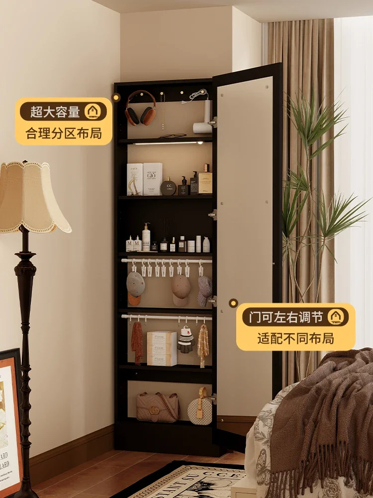 r9.2- Full-Length Mirror Dustproof Door Back Side Entryway Cabinet Living Room Furniture Thin Cabinet Storage Rack - view 5