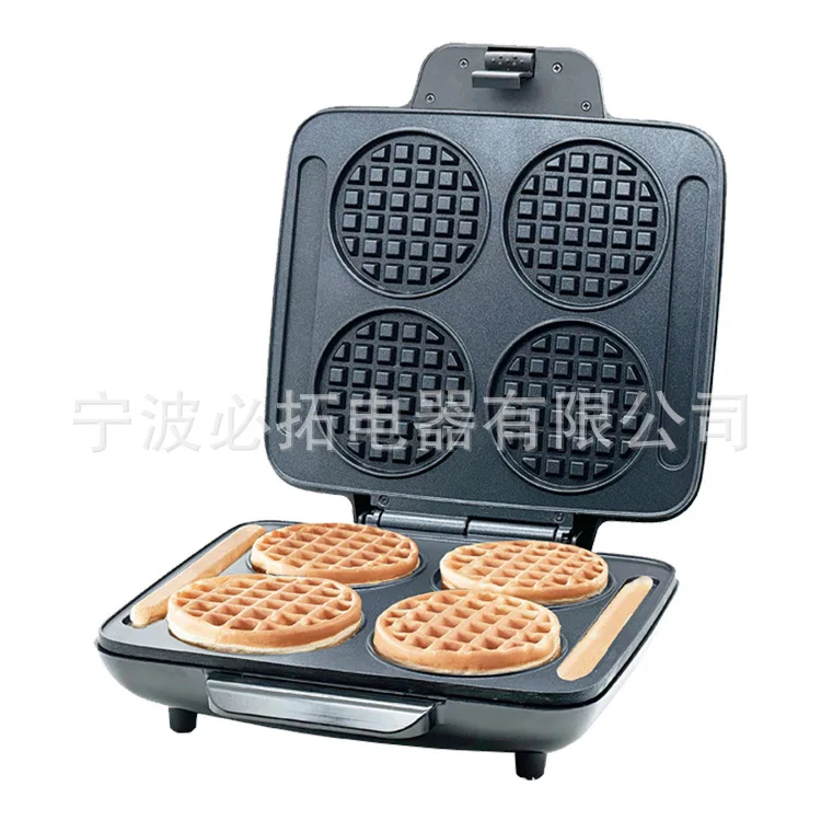 

Многофункциональная вафельная машина большого размера, экспорт для трансграничной внешней торговли, машина для завтрака, электрическая сковорода для торта, быстрая горячая фаска