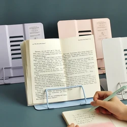 New Adjustable Metal Reading Book Holder Bookend Support Document Shelf Tablet Music Score Recipe Stand Dropshipping