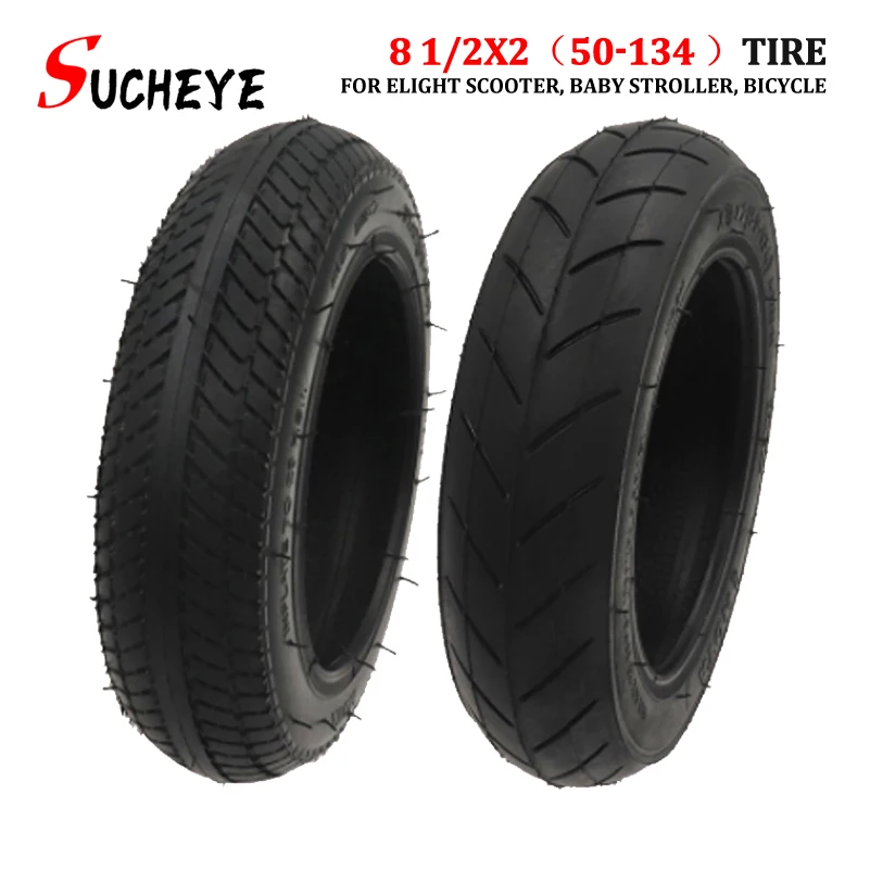 8 1/2 X 2 50-134 Pneumatic Tire Inner Tube 8.5 Inch for Inokim Light Series Scooter Rubber Tyre Baby Carriage Bike Accessory