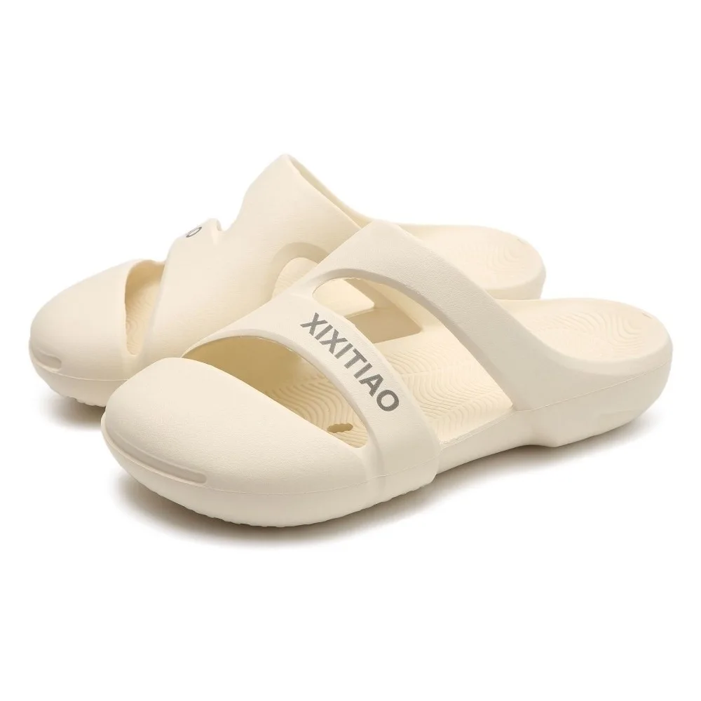 

Trendy EVA Women’s Slippers Non-Slip Deodorant Beach Slides Breathable Casual Casual Slides Daily Walking