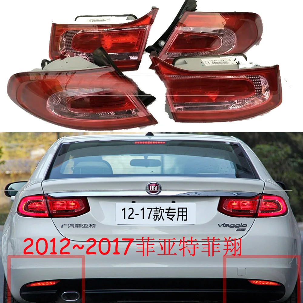 1pcs car accessories bumper tail light for fiat freemont taillight Taillamp 2012~2017y for fiat freemont fog lamp