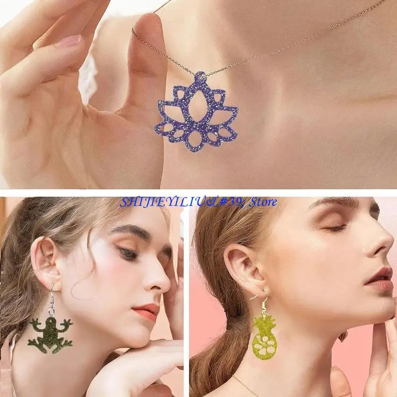 

E21F черепахи лягушки форма силиконовая форма DIY серьги кулон брелок из эпоксидной смолы очаровательная форма аксессуары для