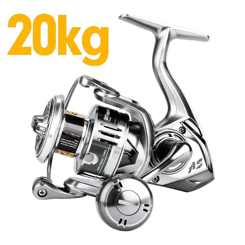 Spinningowy kołowrotek wędkarski 1000/2000/3000/4000/6000 High Drags Saltwater Stainless Metal Coils Series Lewe/prawe kołowrotek spinningowy