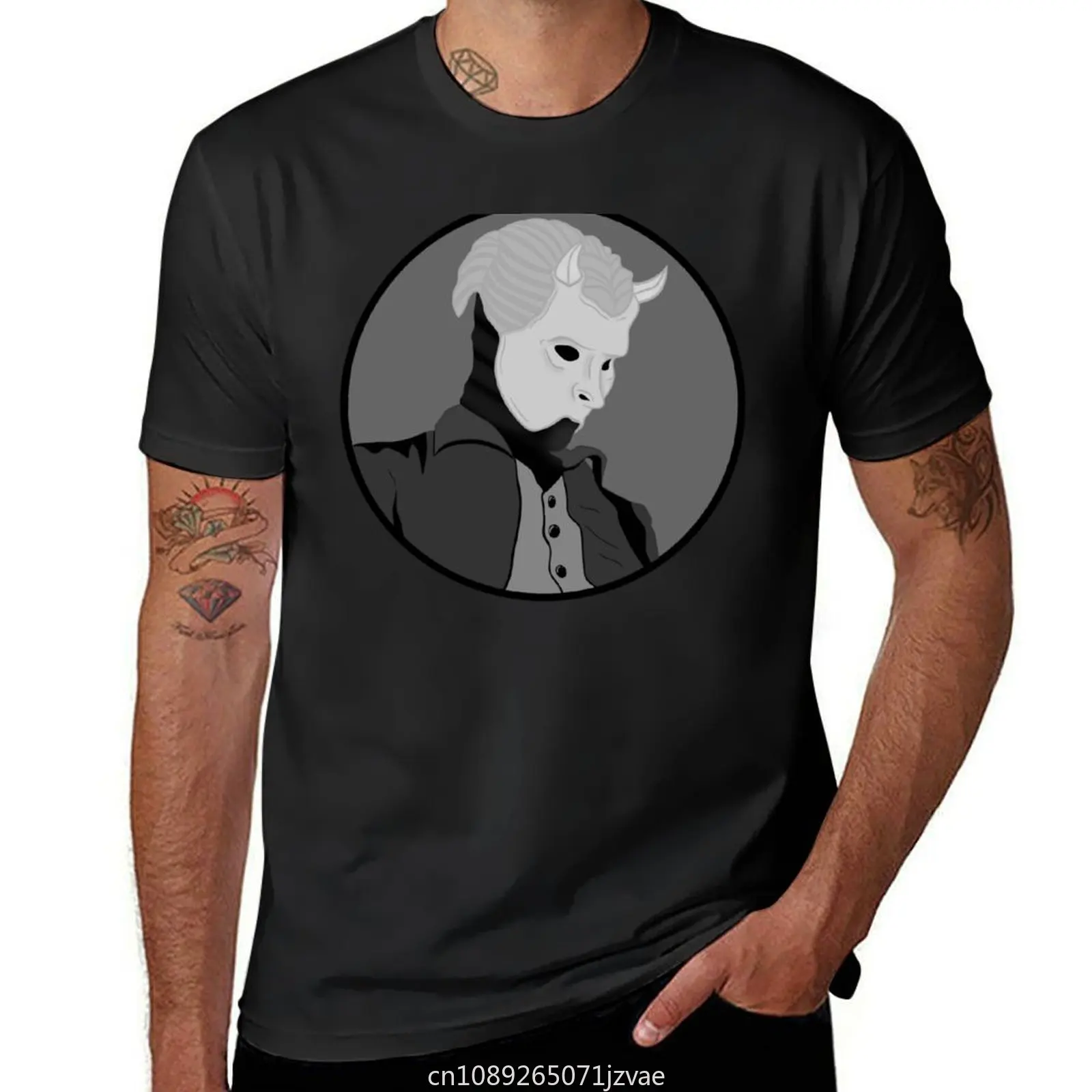 Nameless Ghoul - Portrait Design T-shirt cute clothes kawaii clothes men workout shirt