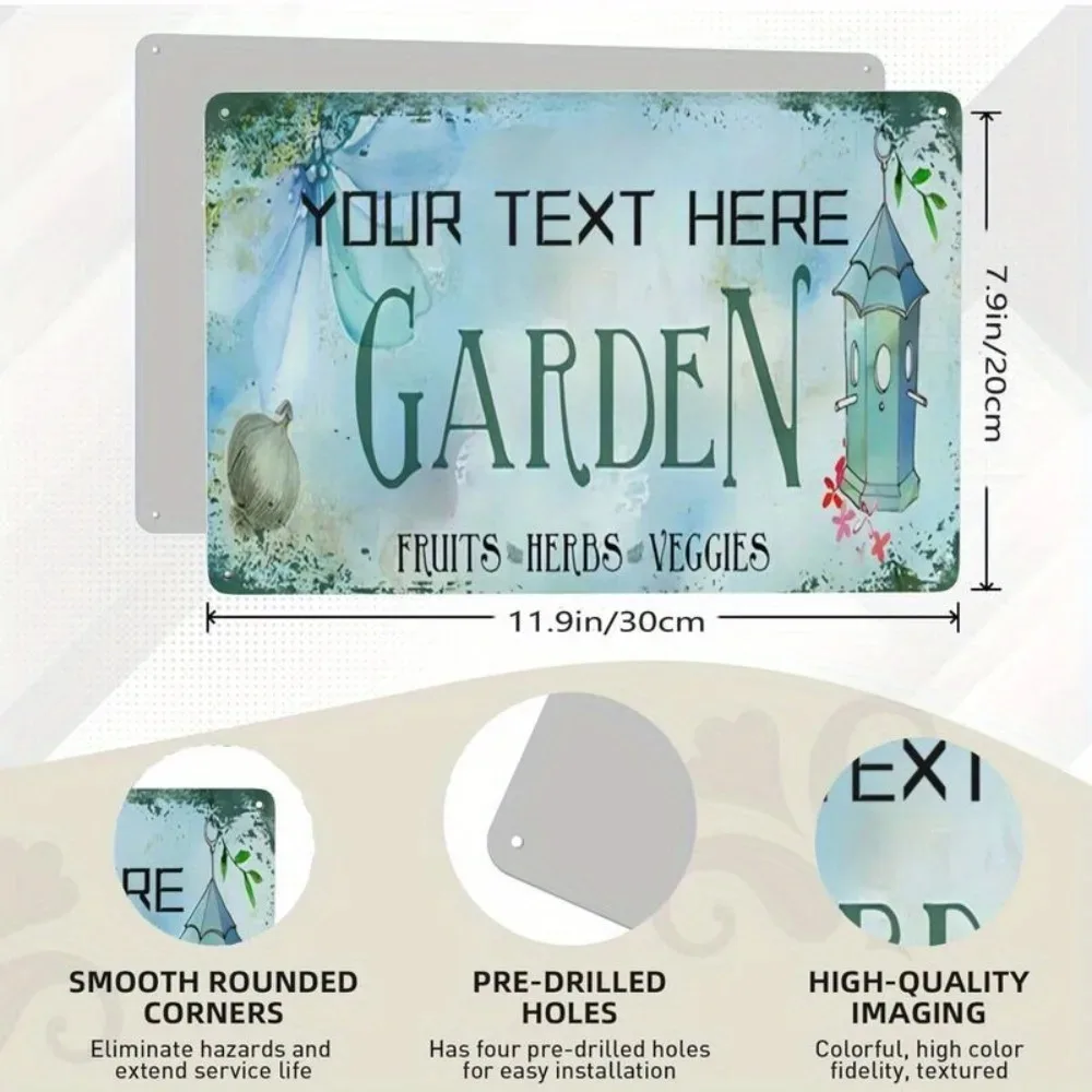 20x30cm Personalized Custom Aluminum Reserved Parking Sign Anti Oxidation Metal Wall Decor For Commercial Parking Lot Business P
