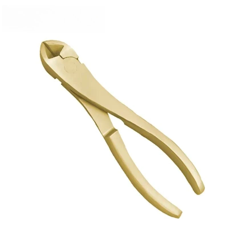 Aluminum Bronze Explosion Proof Pliers Diagonal Cutting Nippers  Non Sparking Safety Tools for Industrial Use