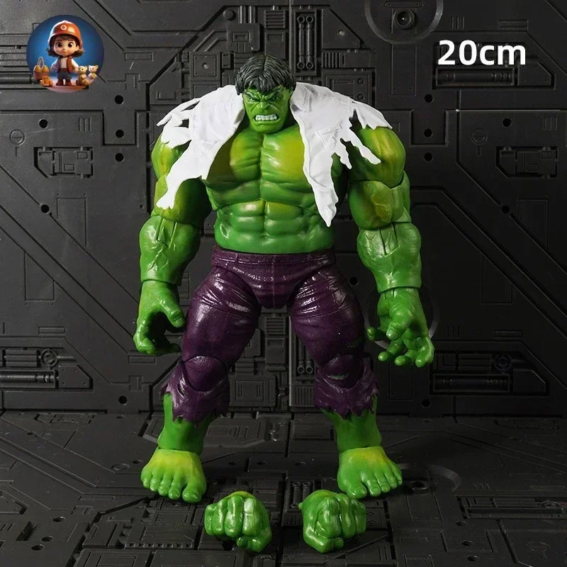 Marvel Legends Hulk Retro Series 8 inches Movable Action Figure Model Toys Doll Birthday Present Gift Loose Action Figure