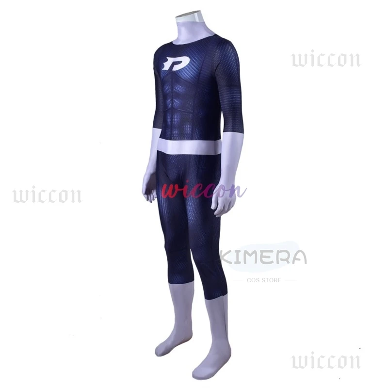 Erwachsene Kinder Jungen Danny Phantom Cosplay Kostüm Danny Fenton Zentai Anzug Anime Superheld Halloween Body Overall Männer Frauen