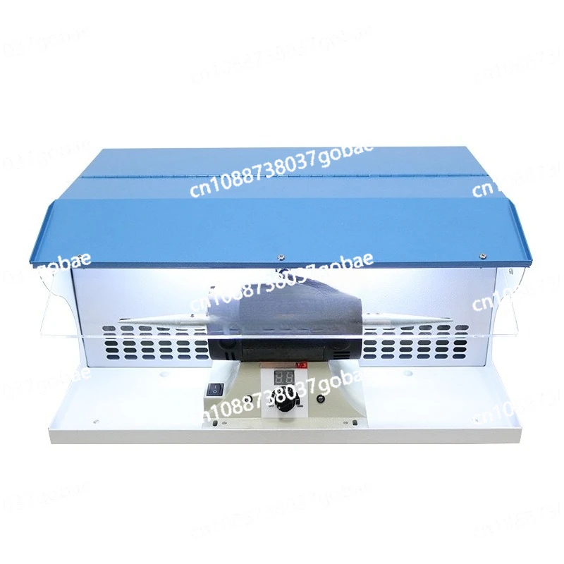 

Small desktop double-head polishing machine gold and silver jewelry with lamp speed regulation digital display