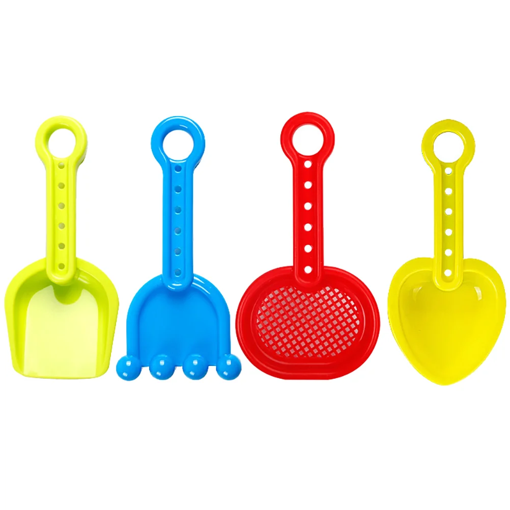 

4 Pcs Puzzle Sandbox Plastic Spatula Child Children’s Toys Scoop Dredging Kids Spade