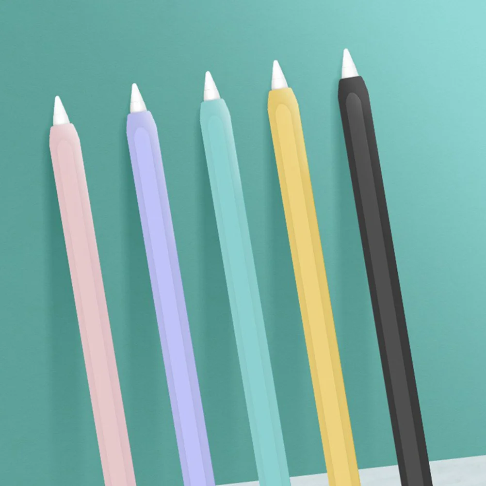 

2 шт., силиконовый карандаш, 2 защитных рукава, колпачки для наконечников, совместимый карандаш, 2 устойчивых к повреждениям ручки, чехол для крышки стилуса