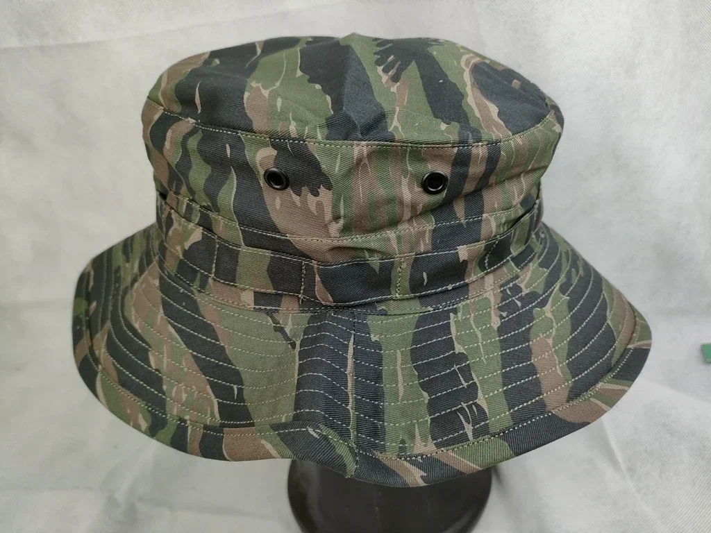 WANG1. Vietnam Tiger Stripe CAMO CAMOUFLAGE BOONIE BUSH HAT