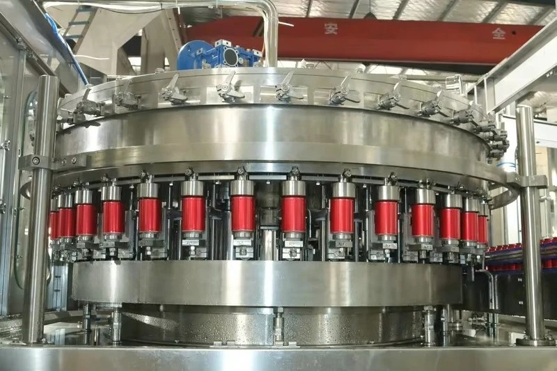 Full Automatic Liquid Filling Line With Capping Labeling Function