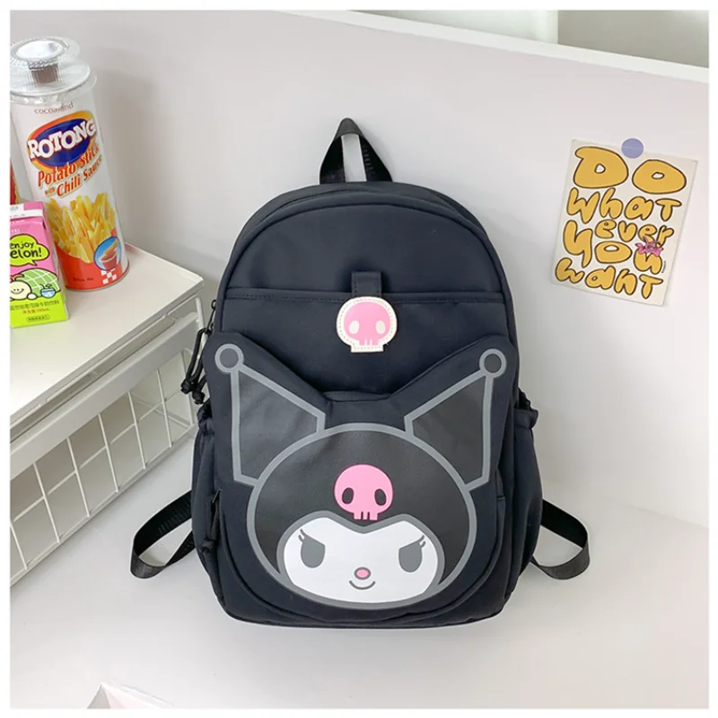 Sanrio Melody Light Breathable Backpack Girls Fresh and Sweet Kulomie Children's School Bag Going Out Snack Bag