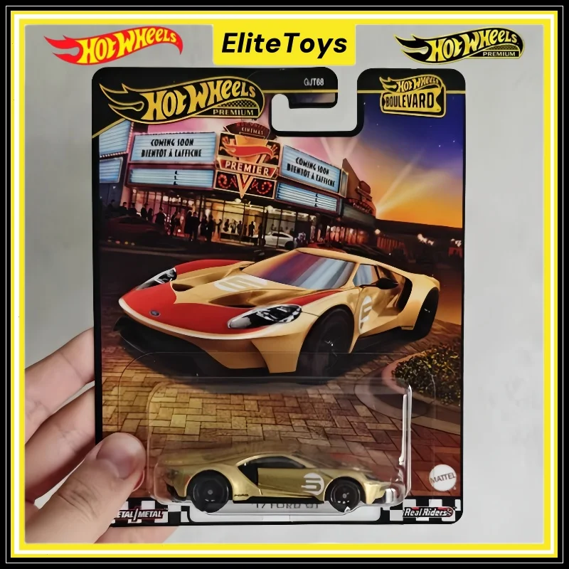 

2025 НОВЫЕ оригинальные литые автомобили Hot Wheels Premium Boulevard 17 FORD GT, коллекционная 1:64, литая под давлением модель автомобиля, игрушка из сплава в подарок