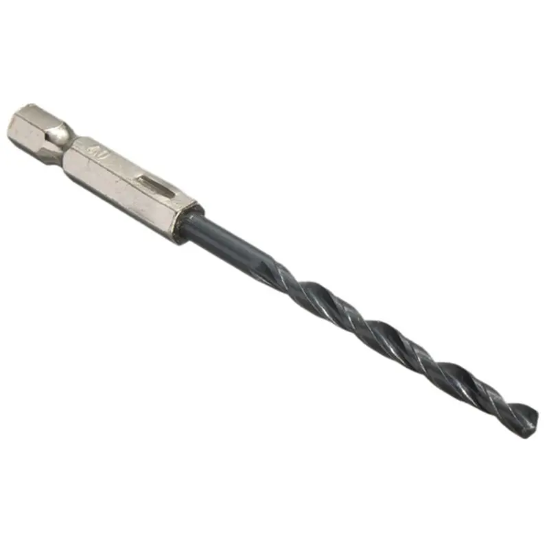 3 4 5mm Hoch geschwindigkeit stahl Stickstoff Sechs kant schaft Bohrer Elektro werkzeug Set für schnellen Wechsel 1 4 Sechs kant schaft Holz Metall bearbeitung