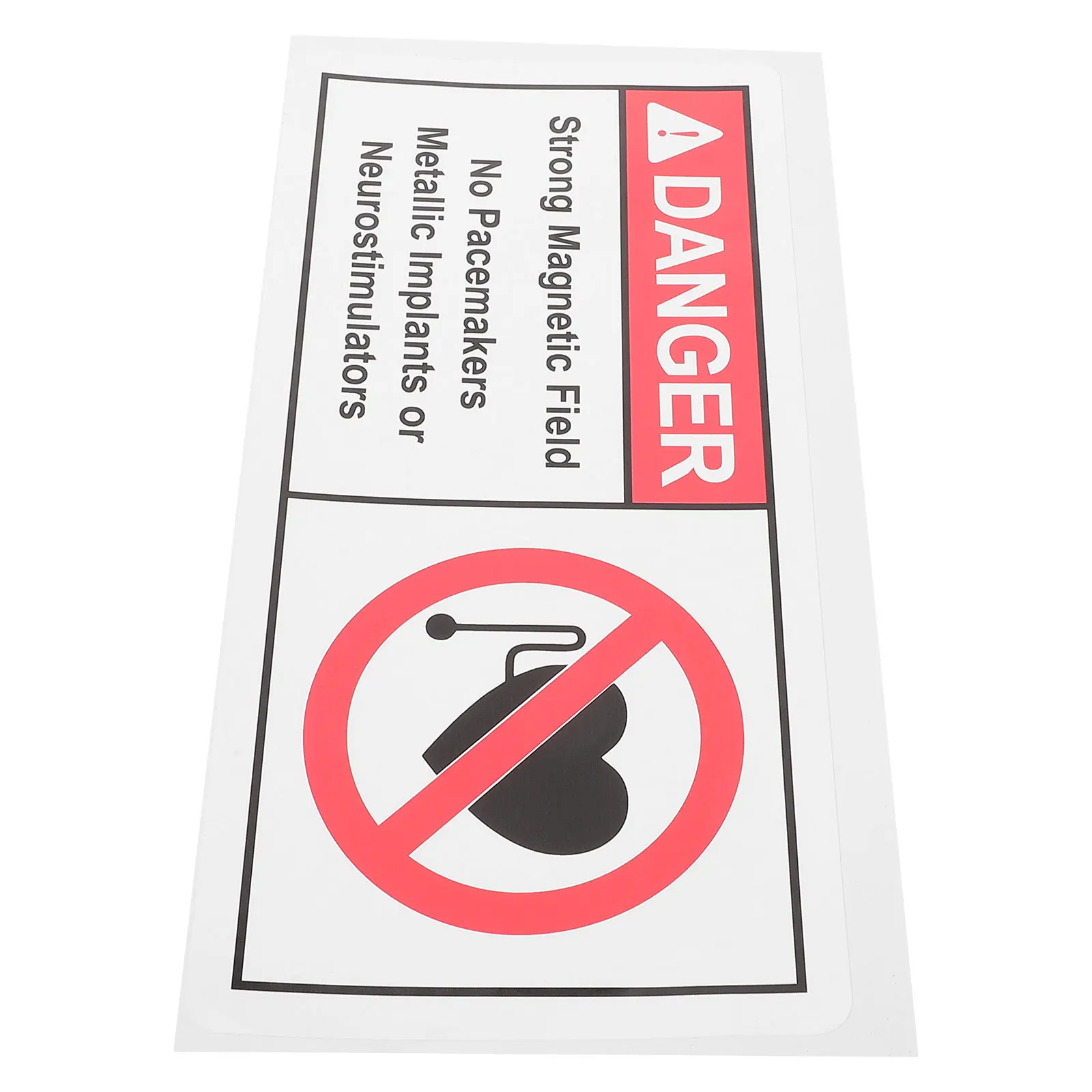 

Magnetic Field Warning Stickers 5x10 Inches No Signs Caution Labels Decals Hospitals Clinics Indoor Outdoor Anti