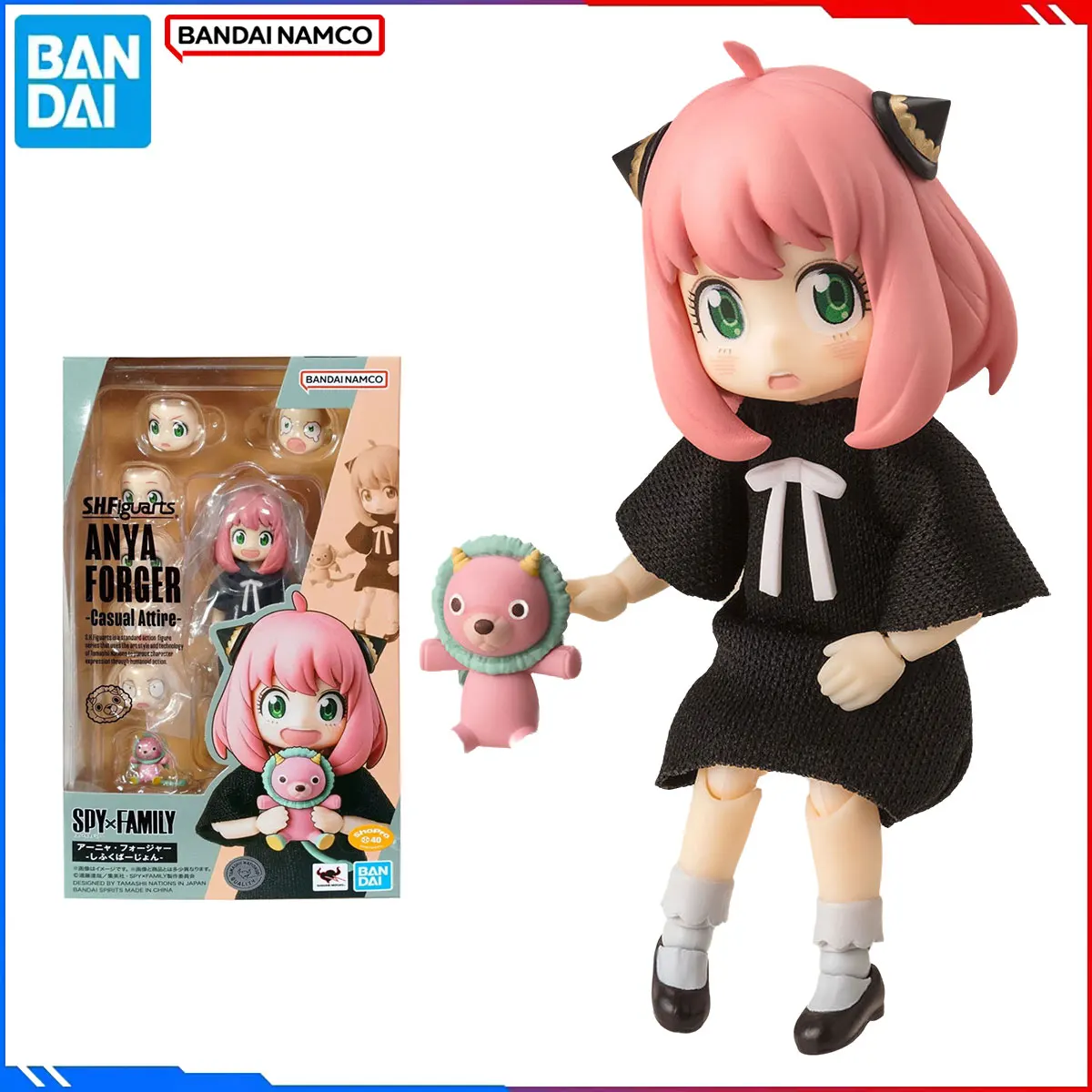 

Genuine Bandai Original SPY×FAMILY Figure Model Kit S.H.Figuarts 1/12 Anime Figure Anya Forger Casual Attire Action Model Toy