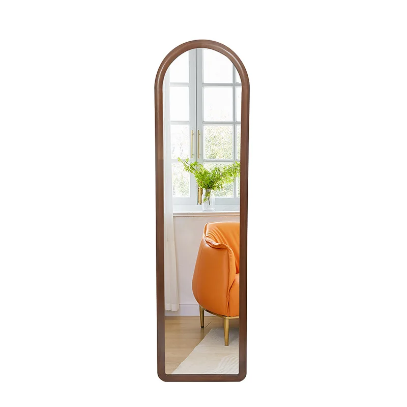 Non-deforming real mirror, bedroom wall-mounted full-length mirror, wall-mounted fitting mirror