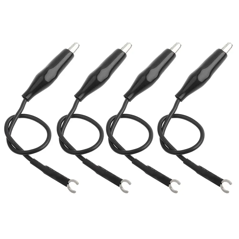 Juego de cables de tierra para sonda de osciloscopio compatible con RoHS, 4 Uds., con sonda de prueba de Clip de alcance estándar