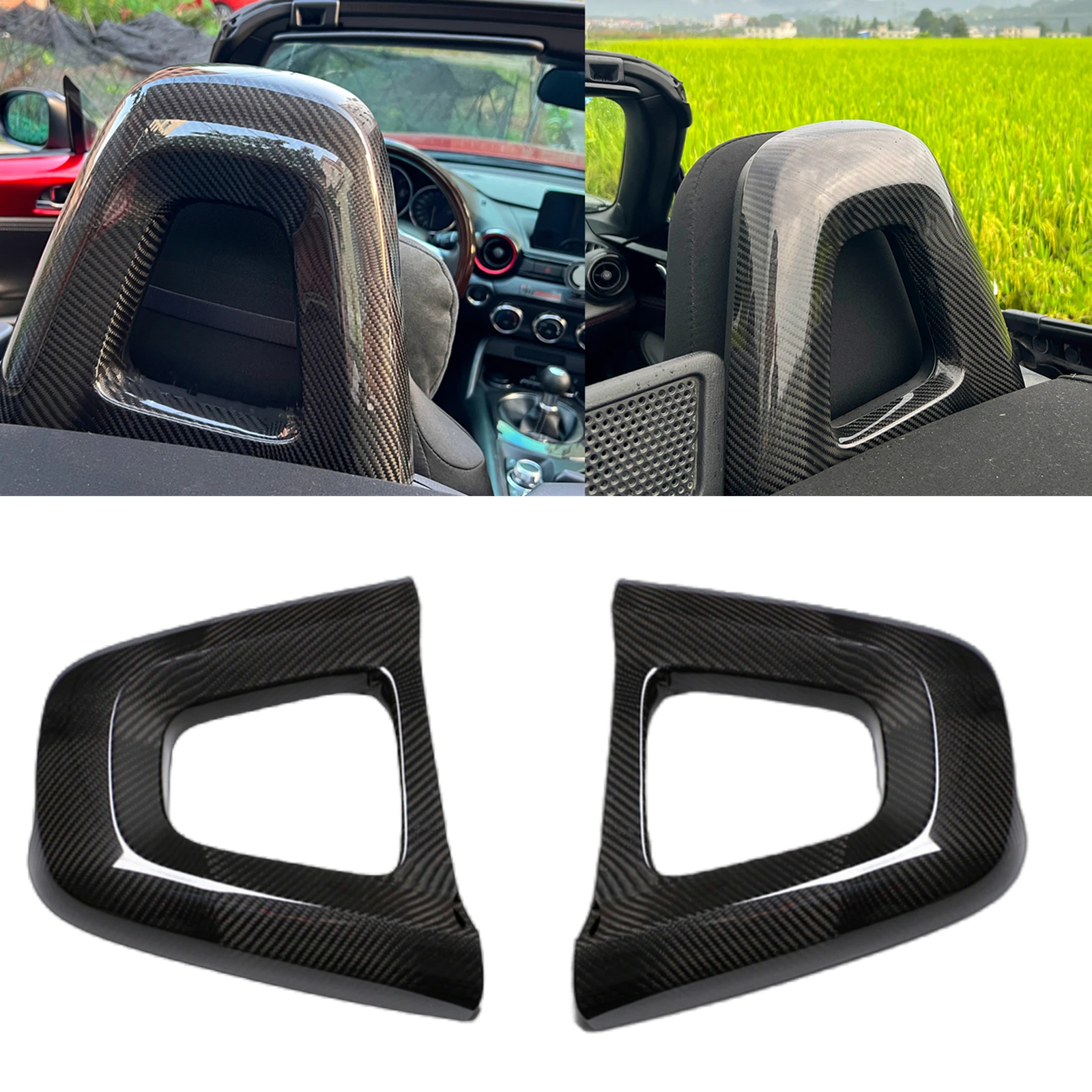 Car Interior Seat Back Cover Trim For Mazda MX5 MX-5 Miata ND