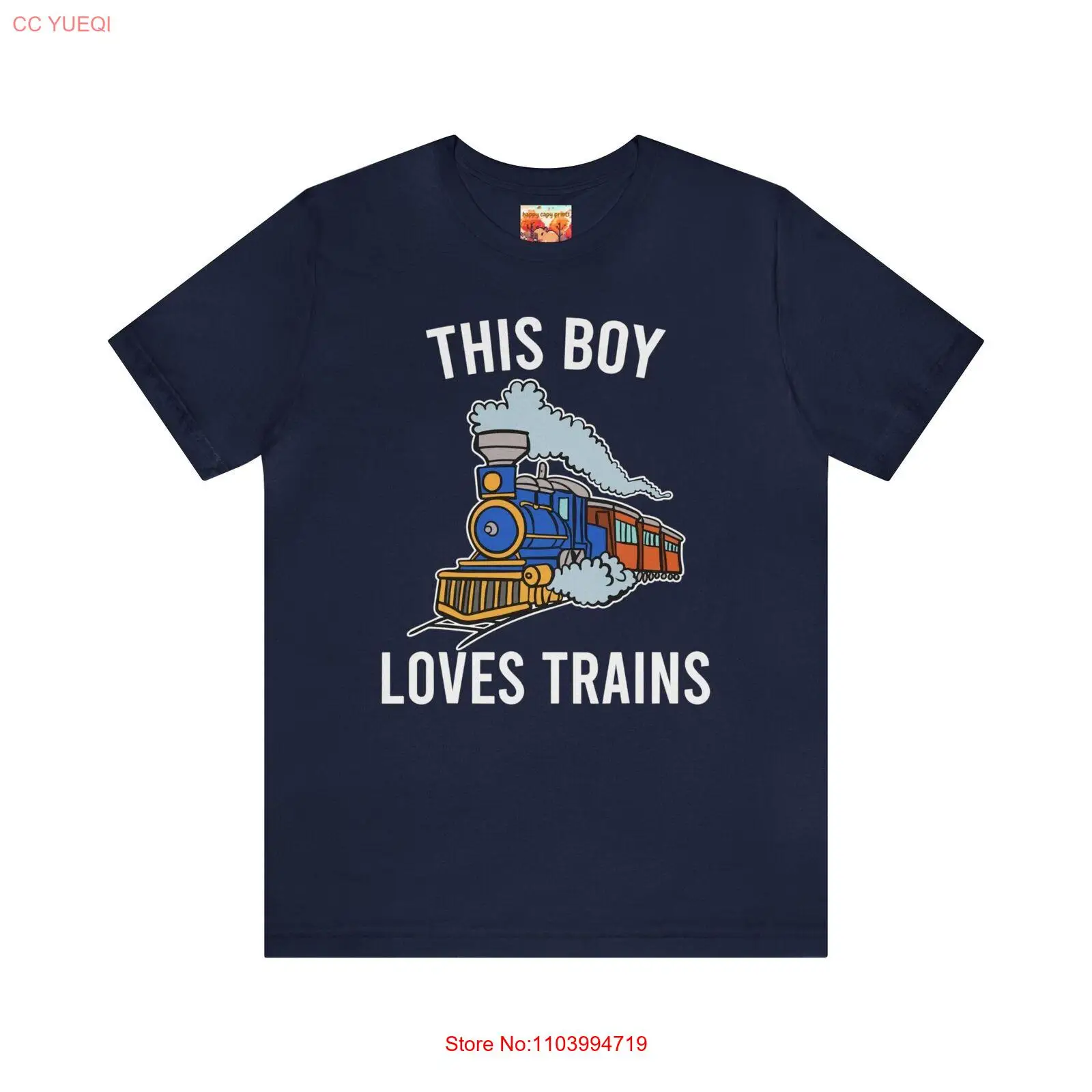 This Boy Loves Trains Unisex Shirt