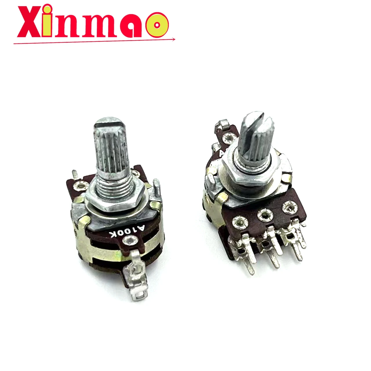 Rk16 double potentiometer a100kx2 with equal sound and no stepping shaft length of 17mm