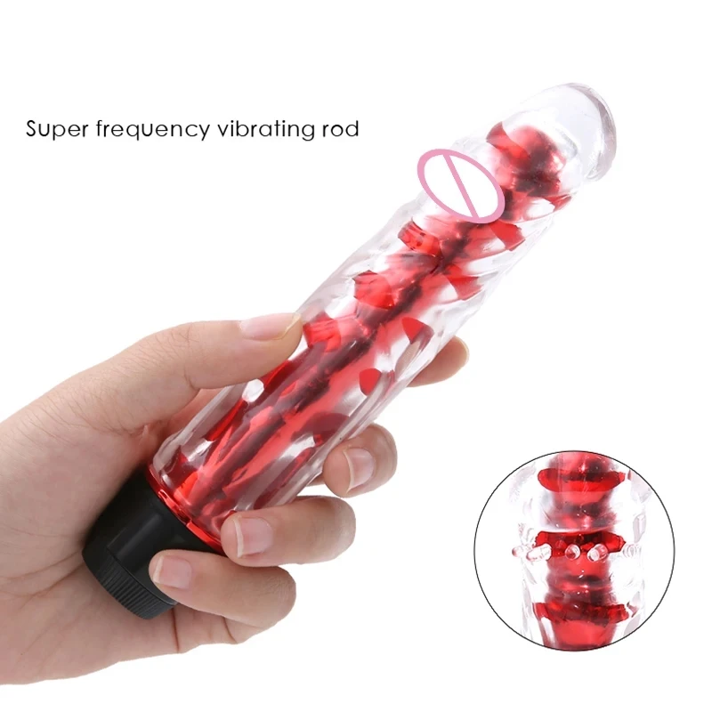 Powerful Dildo Vibrator for Women, G Spot Vibrators, Nipple Clitoris Stimulator, Female Sex Toys, Adult Goods, Masturbator