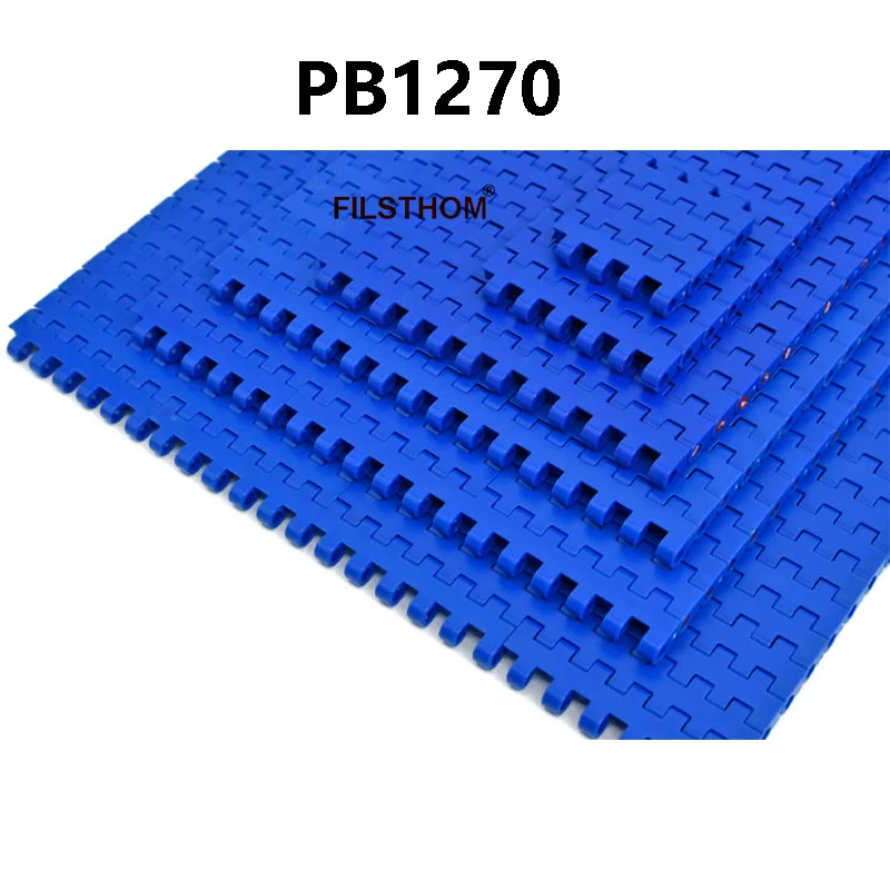 1 Meter POM Plastic Chain Conveyor Belt Width 50.8 To 304.8mm Customized Available