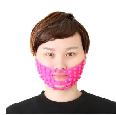 Pansement de Massage Facial raffermissant de levage تحسين le model formant le petit Instrument de levage de visage de V #5