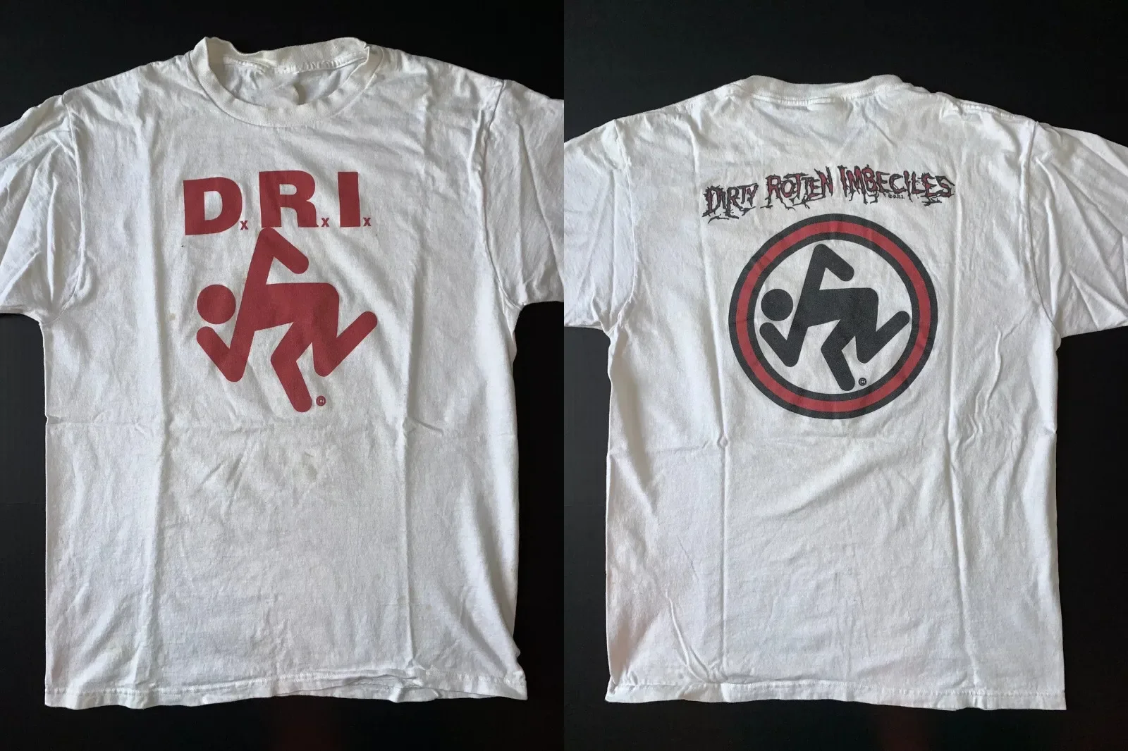 D.R.I. Dirty Rotten Imbeciles Band Double SIded T Shirt Full Size S-5XL