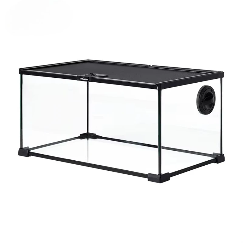 10.4 Gal 39.4 L Black Mini Reptile Terrarium Crested Gecko Tank Lizard Tank